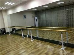 舞蹈室专用舞蹈双层地面固定把杆 3米压腿杆标准规格尺寸