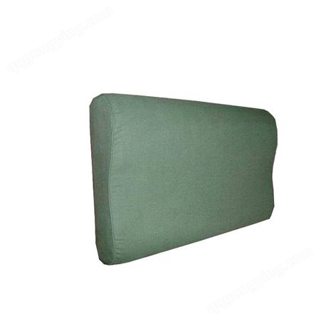 恒万服饰厂家 军训学生学校 绿色棉枕头 硬质枕柔软透气